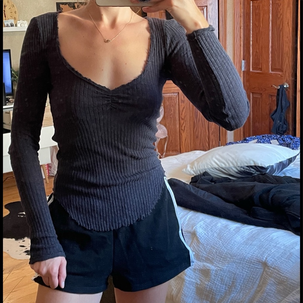 Navy Long Sleeve Shirt